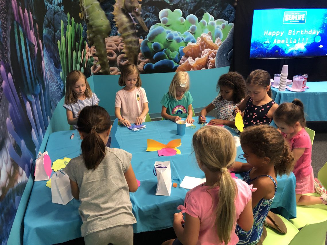 Have an Underwater Birthday Party at SEA LIFE Aquarium Amber Likes