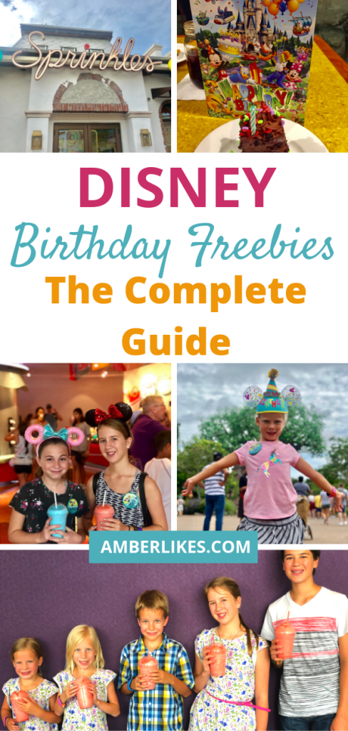 There are lots of birthday freebies available at Disney World! What can you get for free on your birthday at Walt Disney World? Find out from Orlando blogger, Amber Likes!