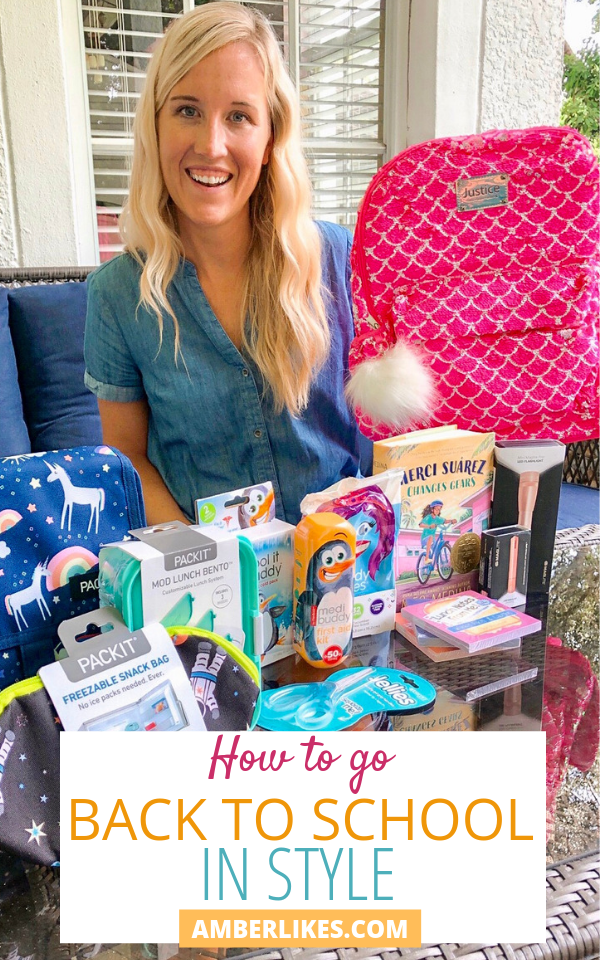 How to go back to school in style with these essentials! Orland lifestyle blogger, Amber Likes shares back to school essentials.  