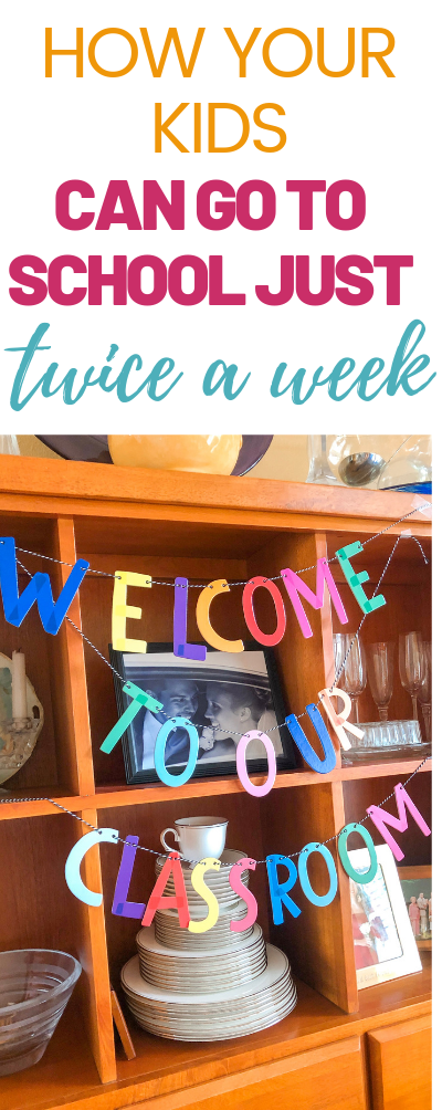 How can your kids go to school just twice a week? | Hybrid Homeschooling