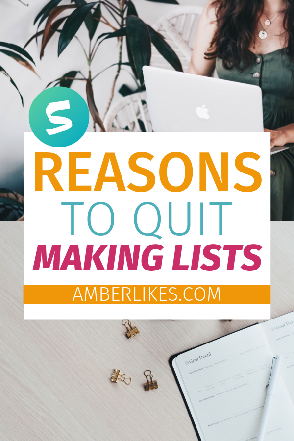 Why I quit making lists: confessions of an obsessive list maker. Find freedom and learn to just be with your loved ones from an Orlando mom blogger!