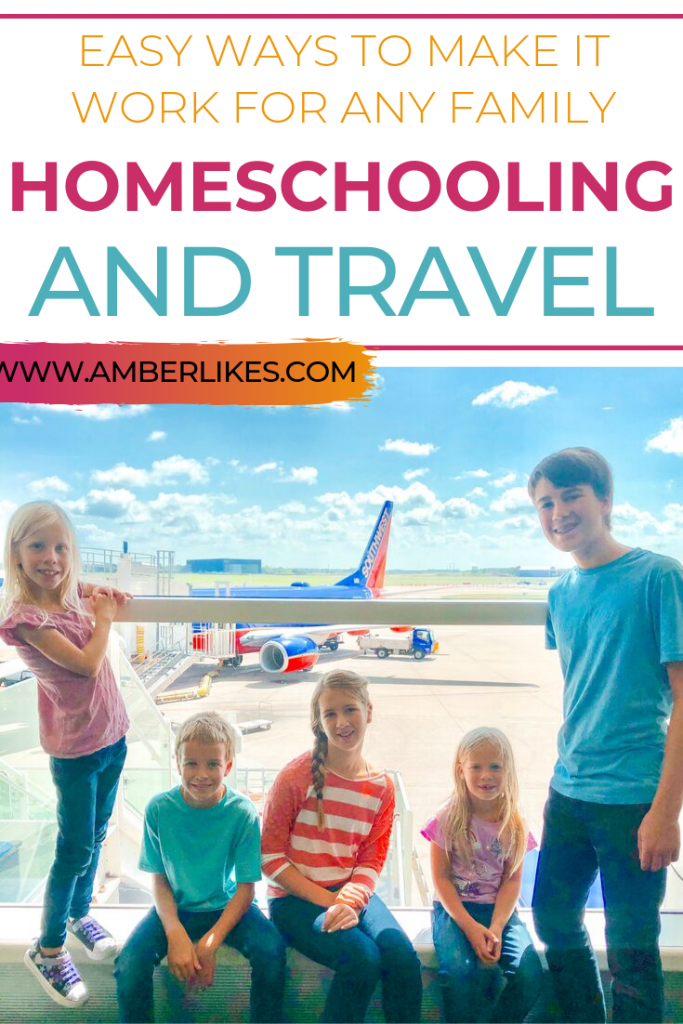 Struggling with how to make homeschooling and traveling work? Check out the best tips from Orlando motherhood blogger, Amber Likes!