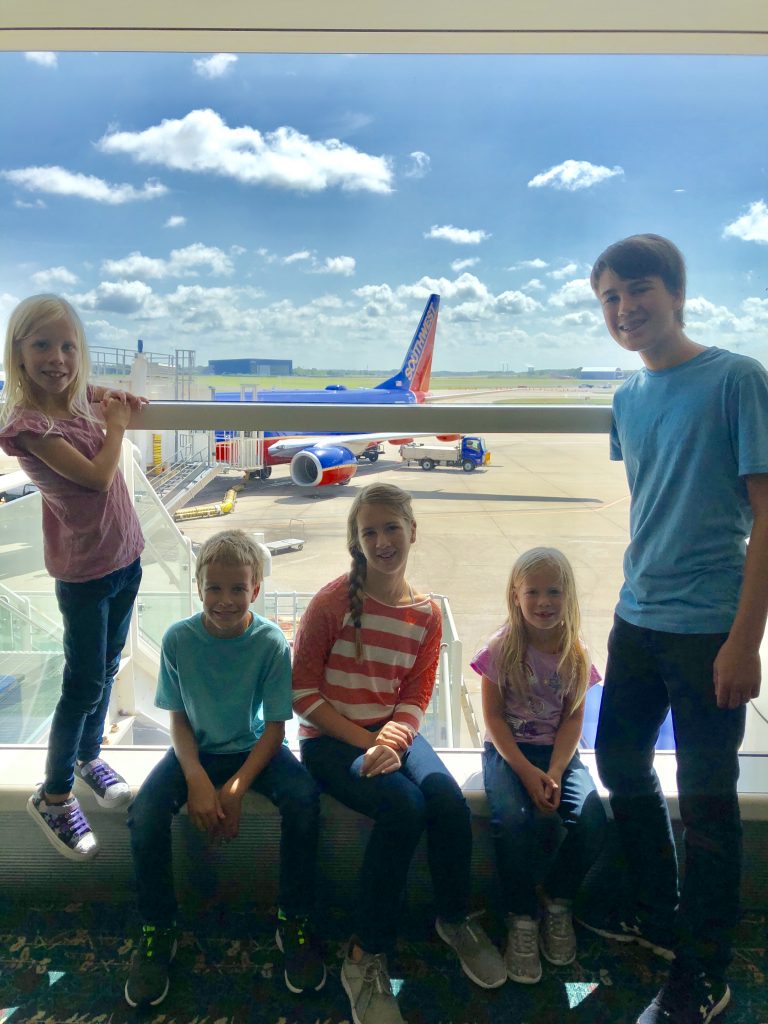 flying with kids