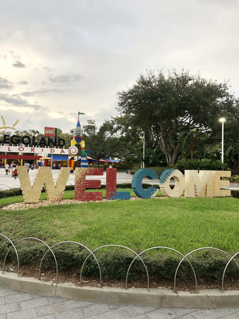 Legoland Florida welcome sign