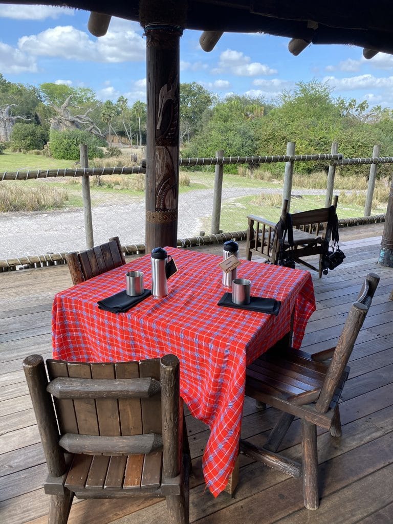 Wild Africa Trek savannah dining