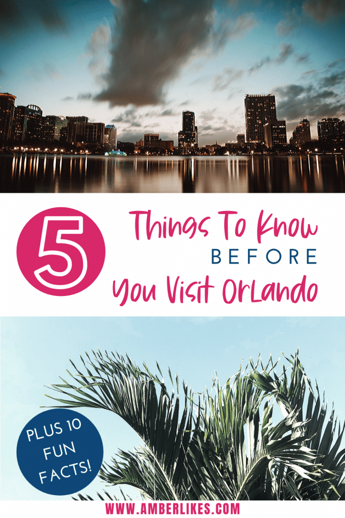 Your guide to visiting Orlando from a local. Where is Orlando? When is the best time to visit? What's the weather like? Everything answered! We also share 10 fun facts to know about Orlando! #Orlando #Florida #TravelTips
