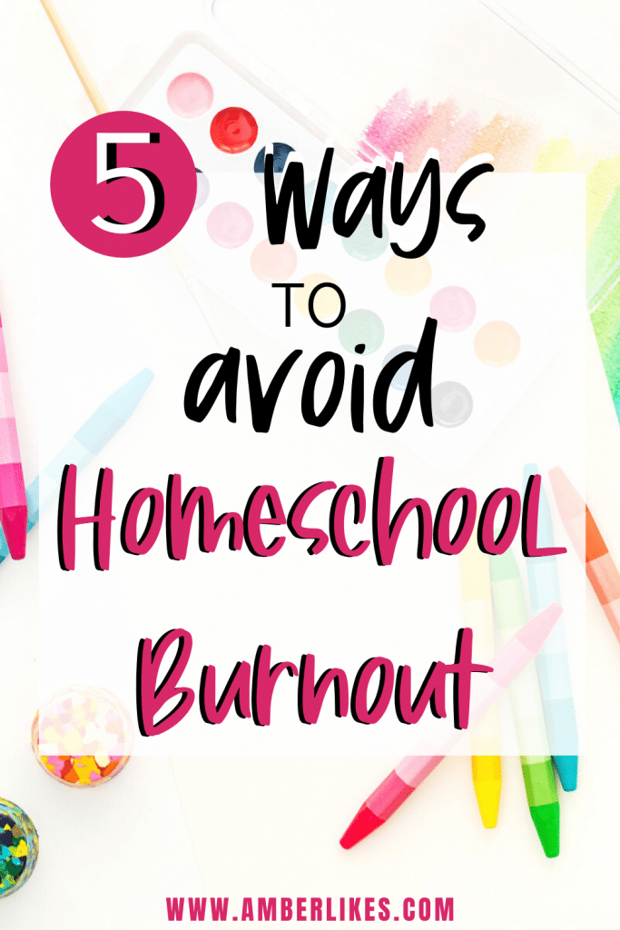 Find 5 ways to avoid and overcome homeschool burnout from a veteran homeschooling Mom of 5. Easy ways to find new energy and fun during homeschooling days! #homeschooling #homeschool