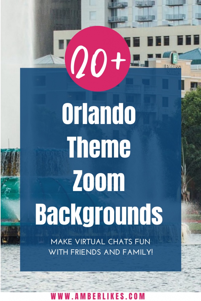 Orlando backgrounds for Zoom meetings make Orlando feel closer! Beautiful backgrounds from all of your favorites Orlando attractions and locations! #orlando