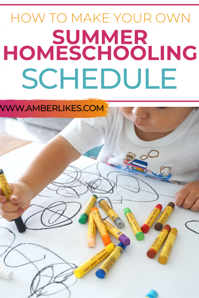 summer homeschool schedule