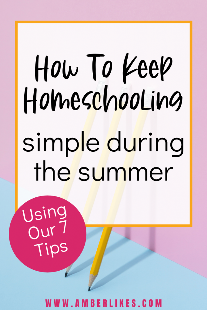 Summer homeschool can be both educational and fun! Check out curriculum, travel, and schedule ideas. Best summer ever! #summer #homeschool