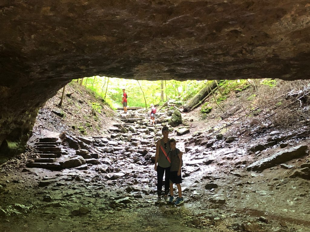 natural bridge at ha ha tonka state park