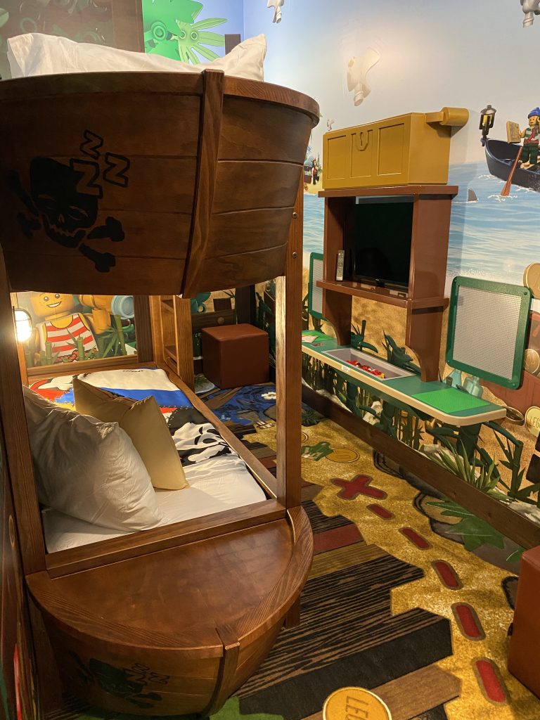 Legoland Pirate Island Hotel bunk beds