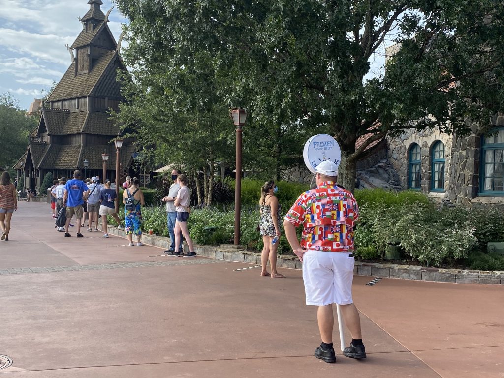 frozen ever after queue