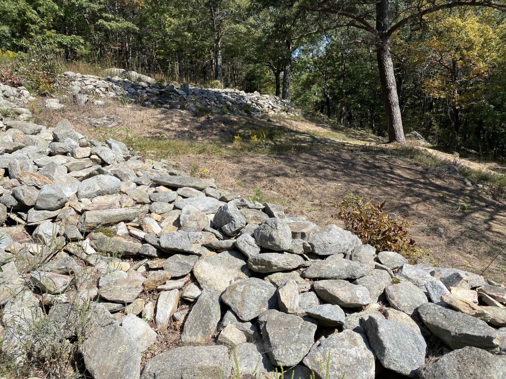 Fort Mountain State park stone wall