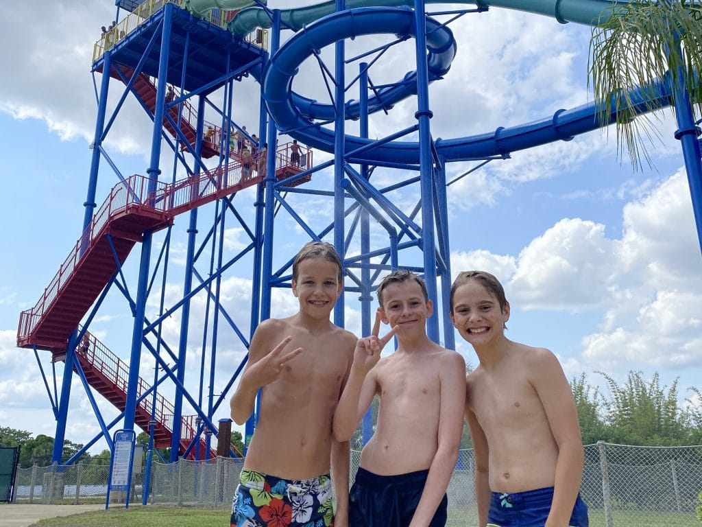 Legoland water park water slides