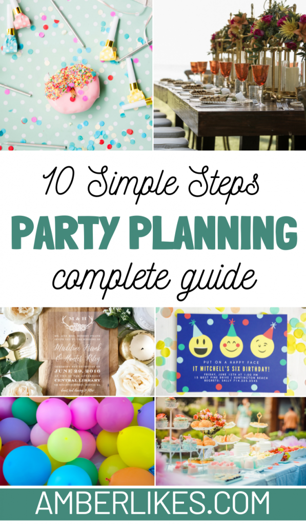 how to plan the perfect party