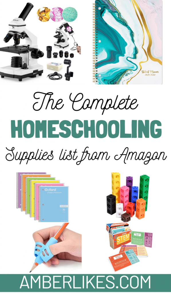 homeschooling supplies list