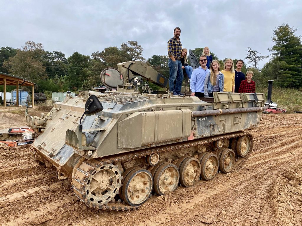 drive a tank in blue ridge