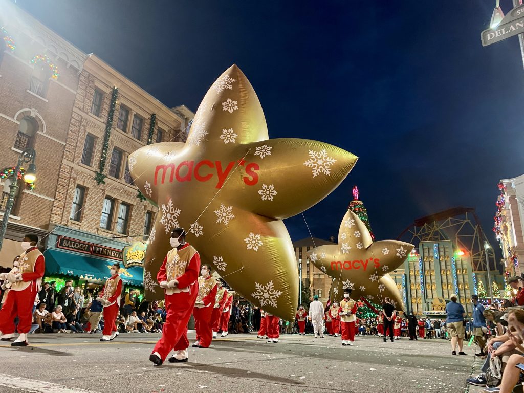 Christmas in Universal Orlando parade