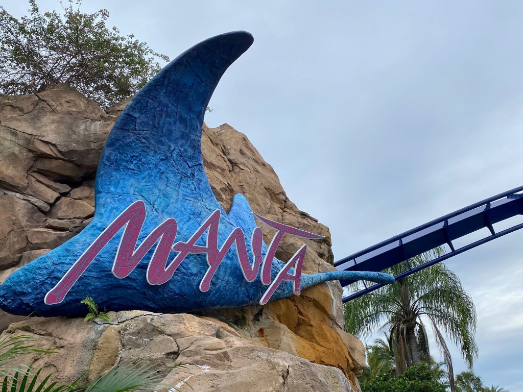 best rides at SeaWorld Orlando Manta