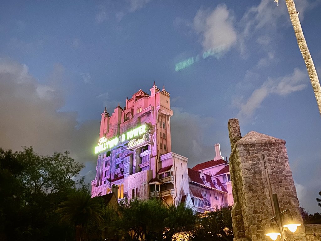 best rides at Hollywood Studios tower of terror