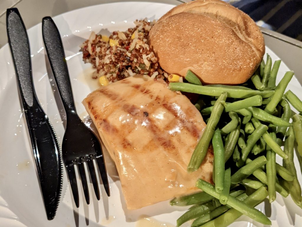 Amtrak auto train dinner