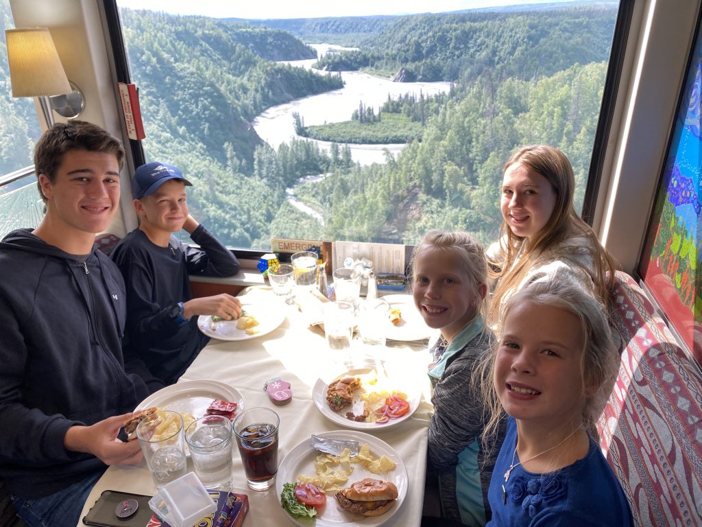 Alaska Railroad GoldStar dining car