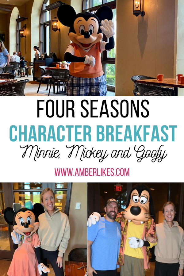 Four Seasons Disney Character breakfast