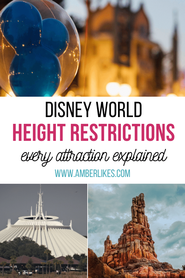 Height Restrictions at Disney World
